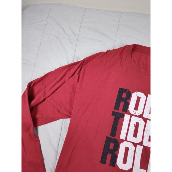 Roll Tide Roll Alabama Collegiate Sz XL T-shirt Long Sleeve Unbranded - Picture 3 of 12